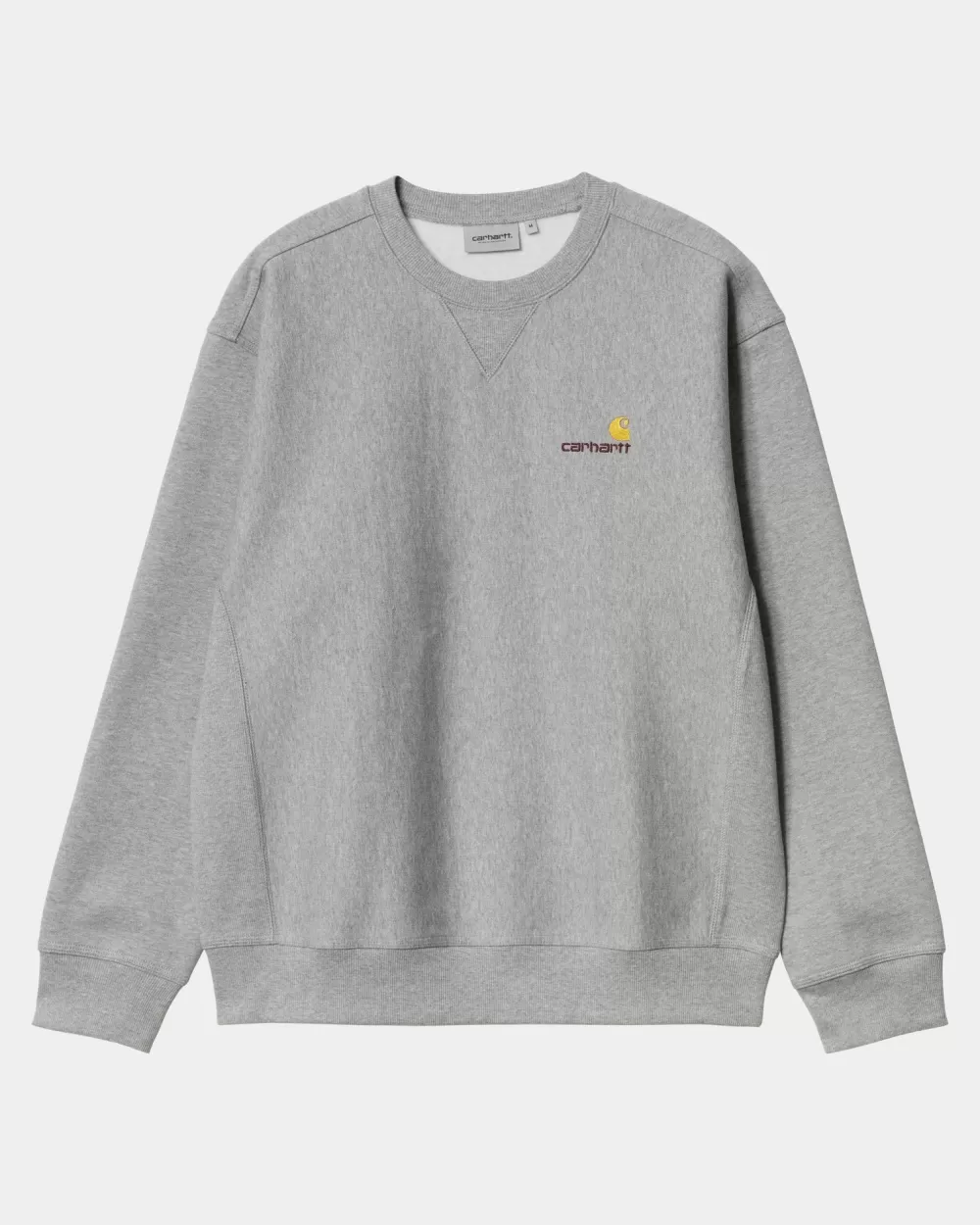 Mænd Carhartt WIP American Script Sweatshirt | Gra Lyng