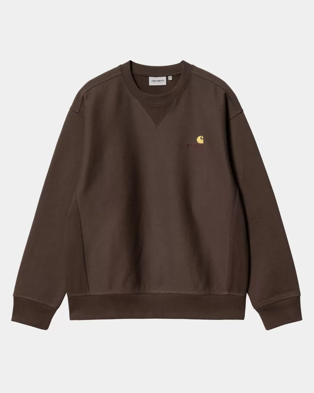 Mænd Carhartt WIP American Script Sweatshirt | Tobak