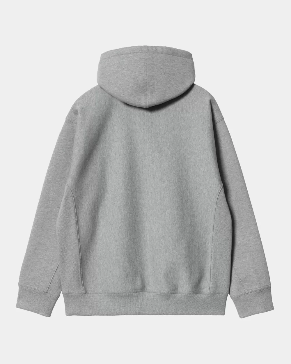 Mænd Carhartt WIP American Script Sweatshirt Med Haette | Gra Lyng