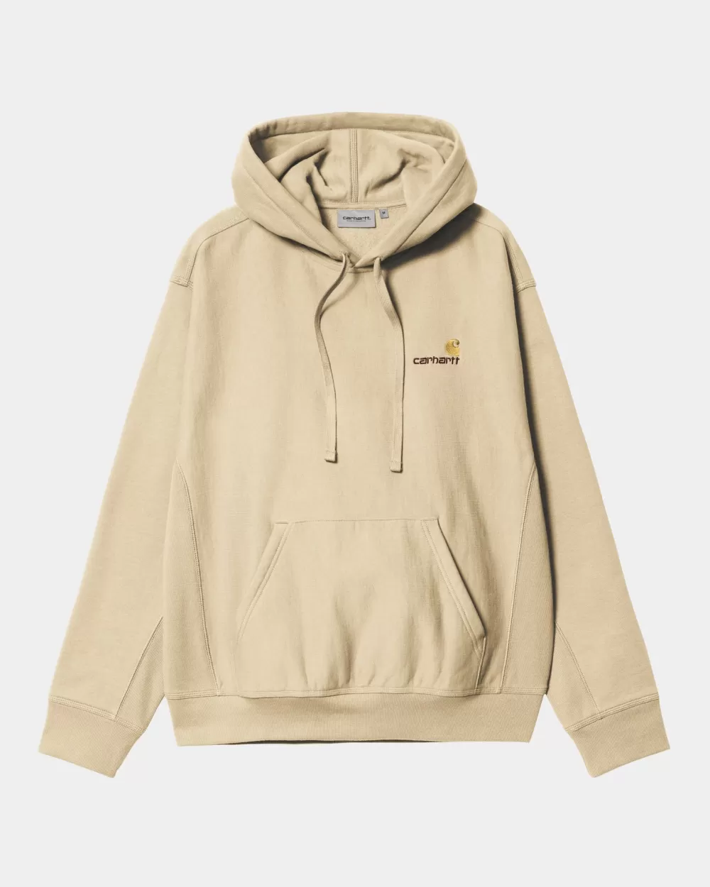 Mænd Carhartt WIP American Script Sweatshirt Med Haette | Rattan