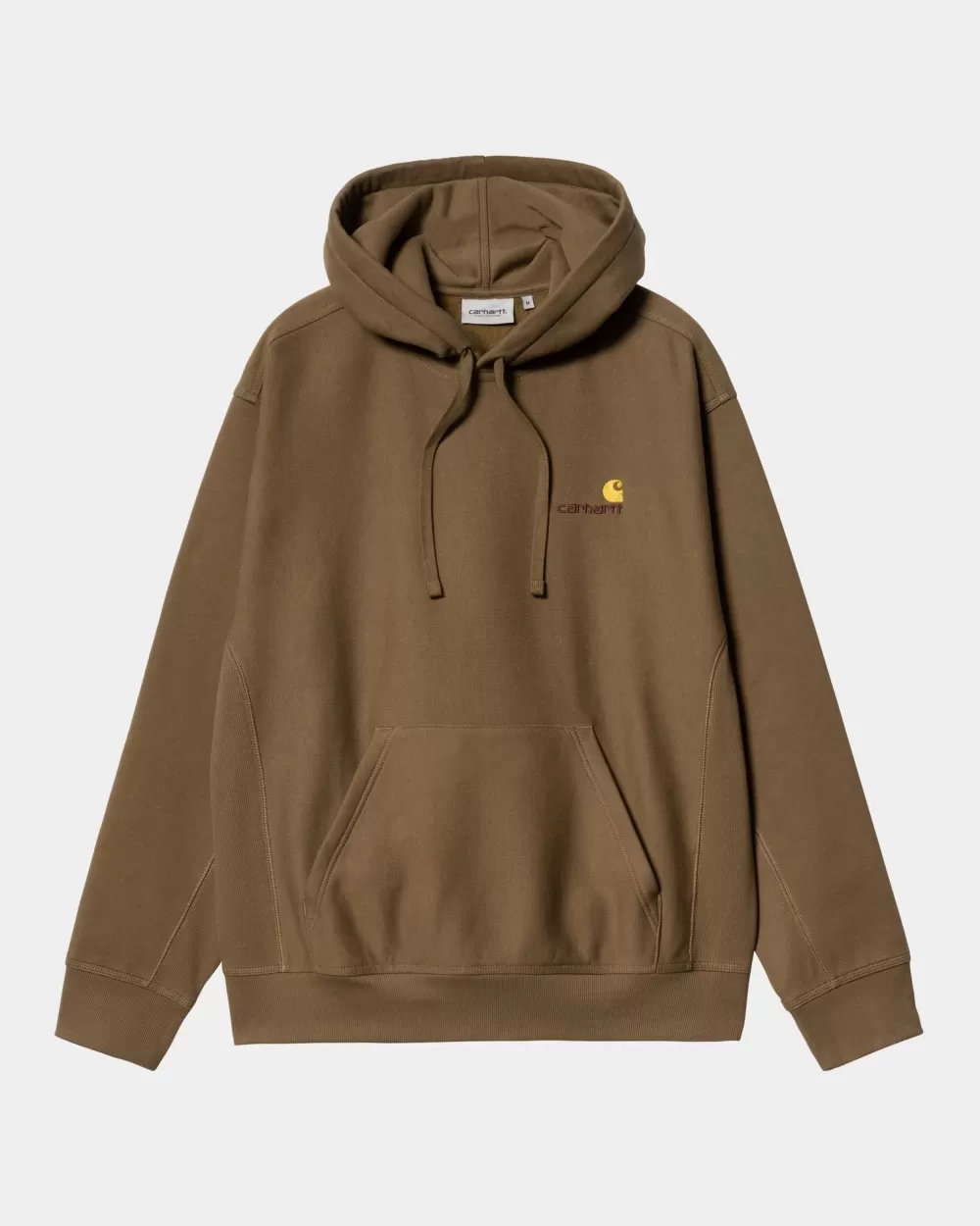 Mænd Carhartt WIP American Script Sweatshirt Med Haette | Tommer