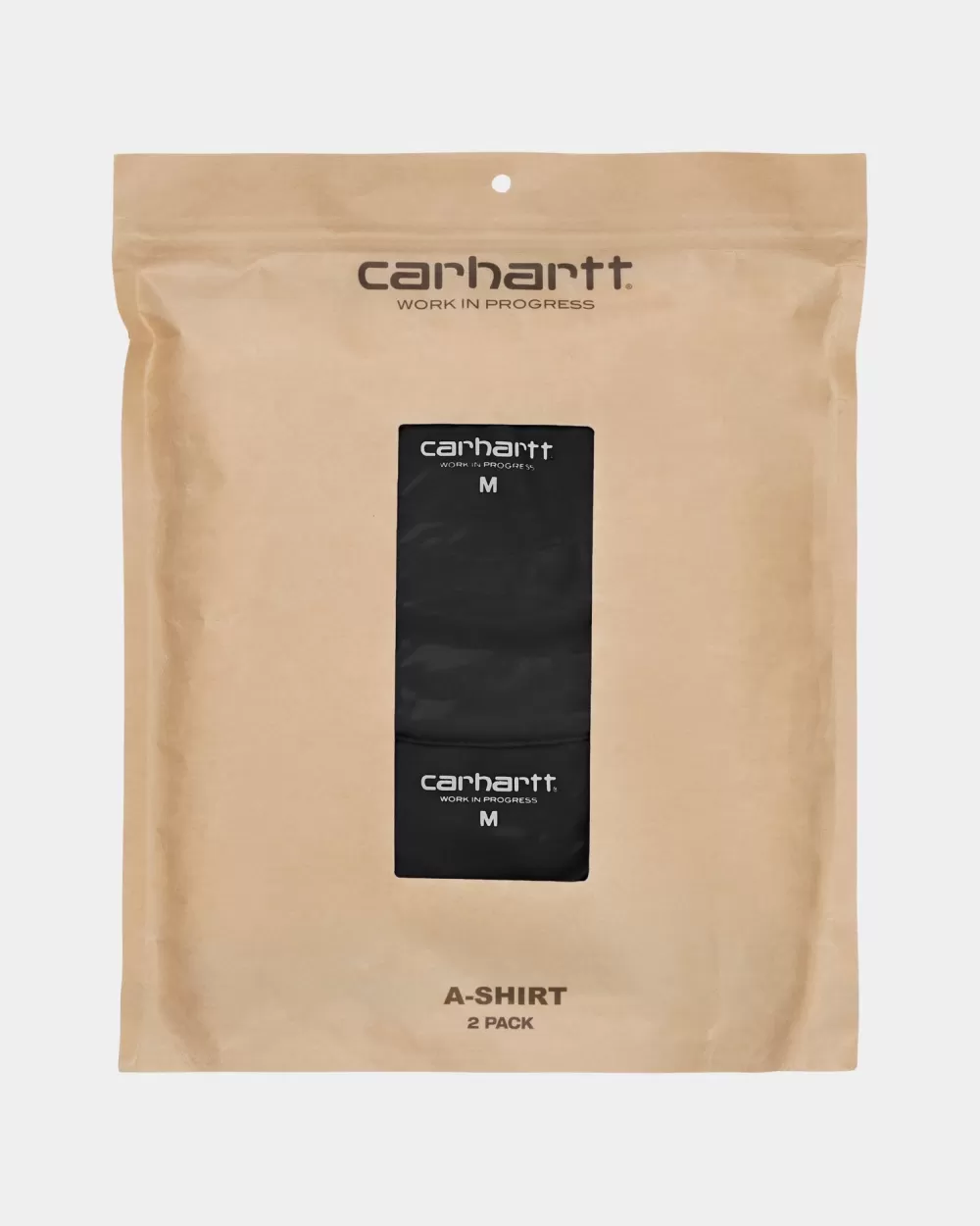 Mænd Carhartt WIP A-Skjorte (2-Pak) | Sort + Sort