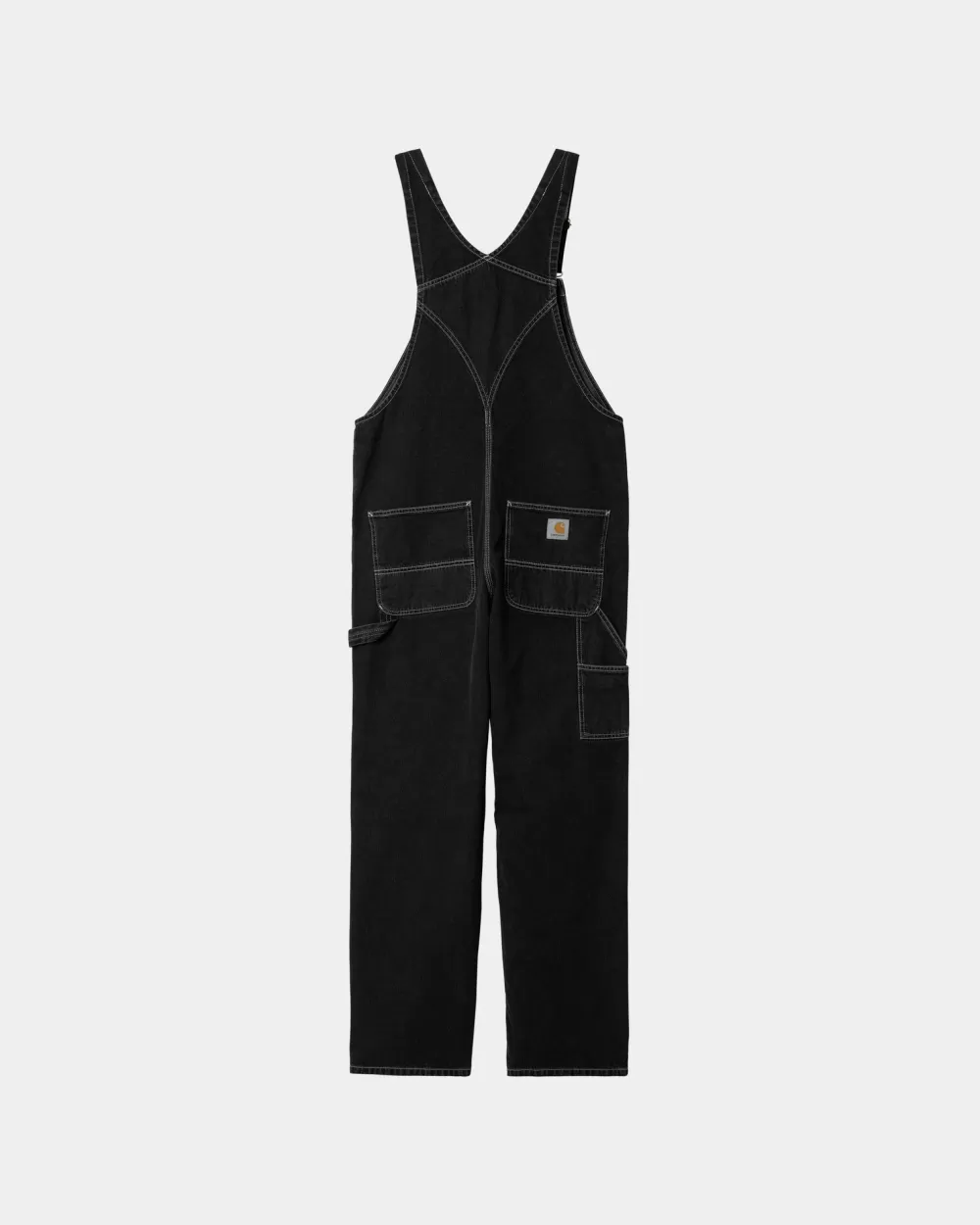 Mænd Carhartt WIP Bib Overall - Denim | Sort (Stenvasket)