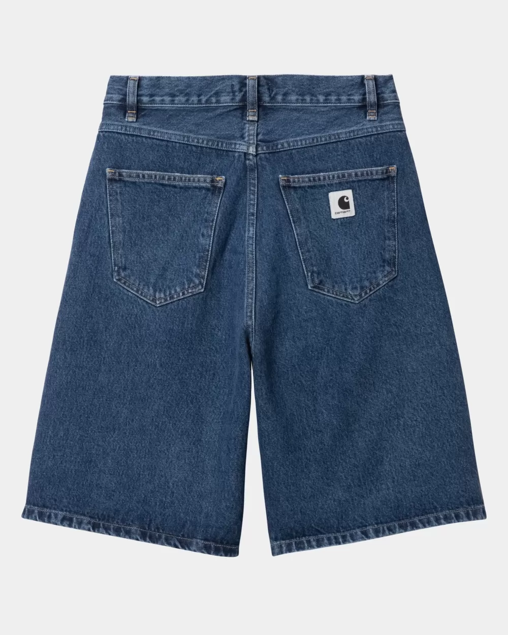 Kvinder Carhartt WIP Brandon Shorts Til Kvinder | Bla (Stenvasket)