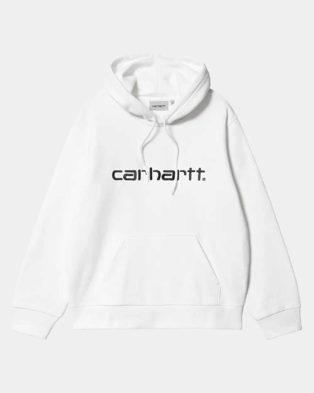 Mænd Carhartt WIP Carhartt Sweatshirt Med Haette | Hvid Sort