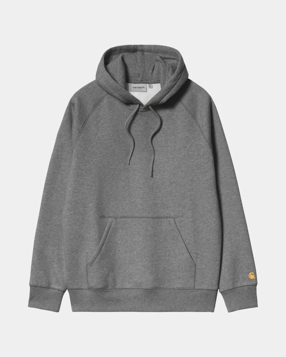 Mænd Carhartt WIP Chase Sweatshirt Med Haette | Mork Heather Grey