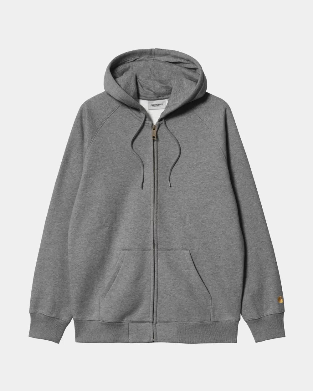 Mænd Carhartt WIP Chase-Jakke Med Haette | Morkegra Heather