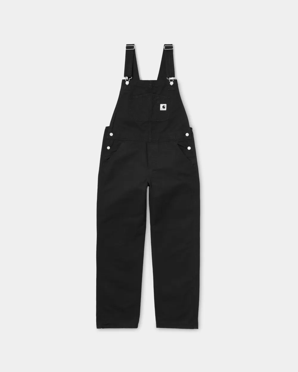 Kvinder Carhartt WIP Damesmaek Overall Lige - Boremaskine | Sort