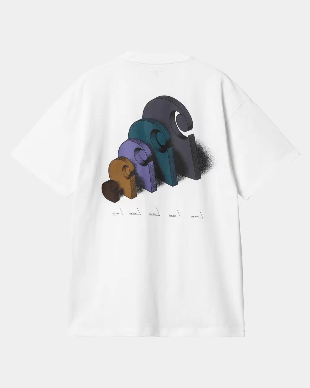 Mænd Carhartt WIP Diagram C T-Shirt | Hvid