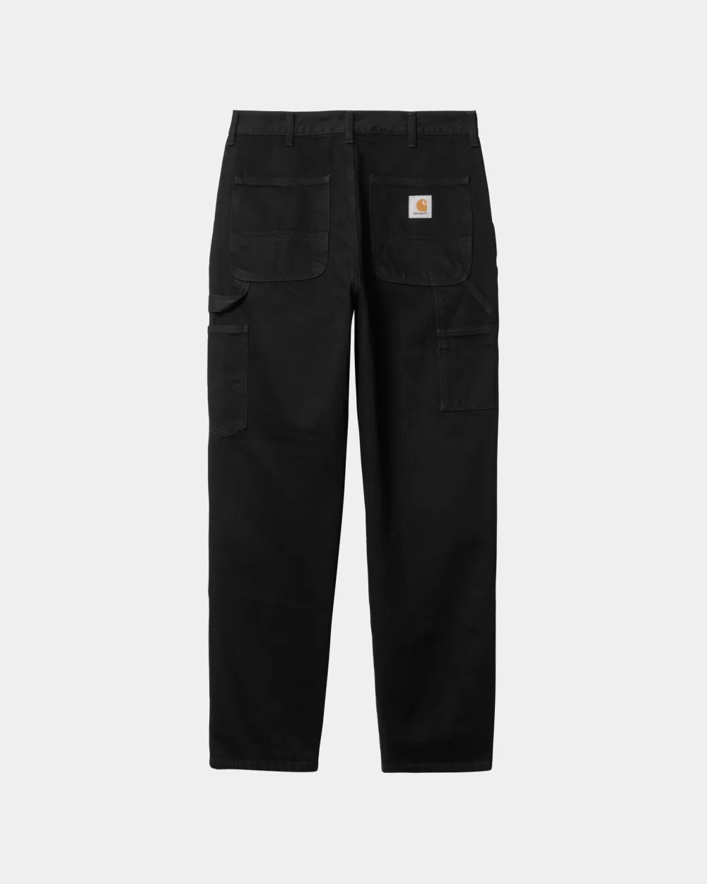 Mænd Carhartt WIP Dobbelt Knaebukser - Denim | Sort (Skyllet)