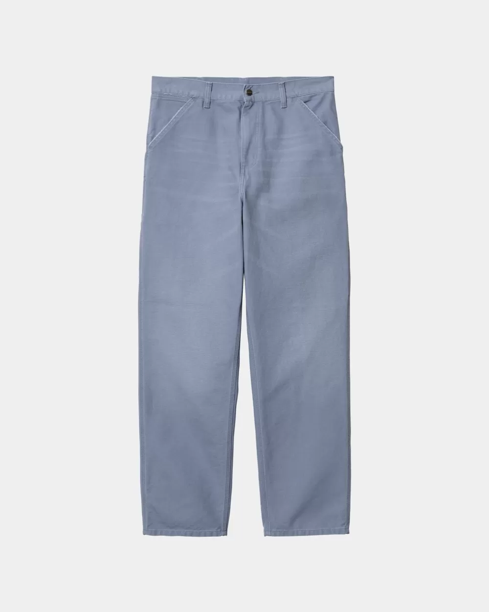 Mænd Carhartt WIP Enkelt Knae Bukser | Bay Blue (Aeldret Laerred)