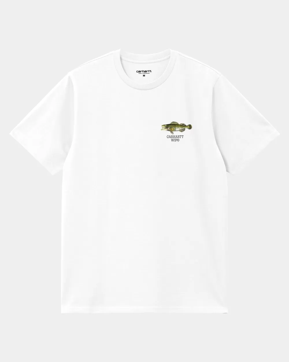 Mænd Carhartt WIP Fisk T-Shirt | Hvid