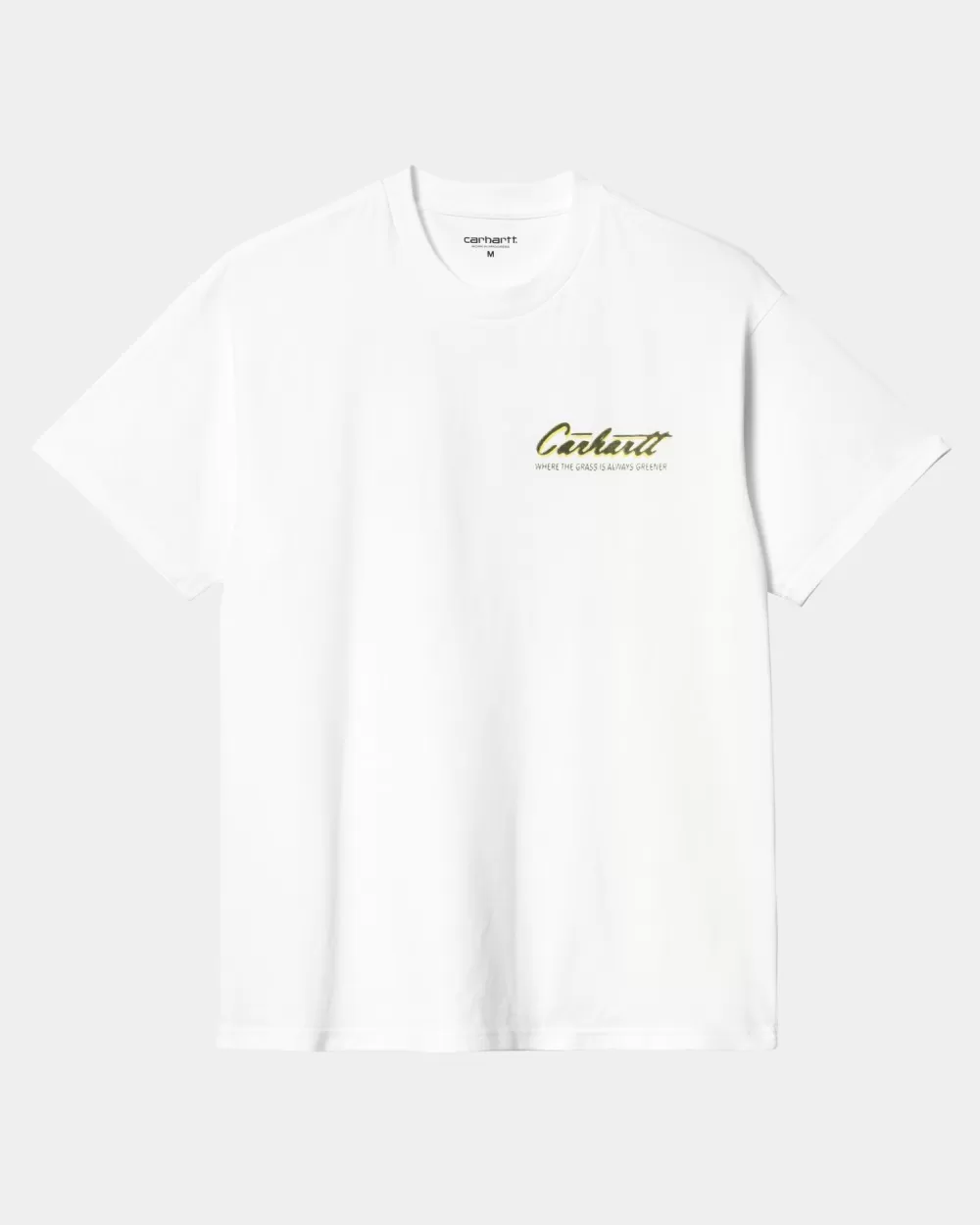 Mænd Carhartt WIP Gront Graes T-Shirt | Hvid