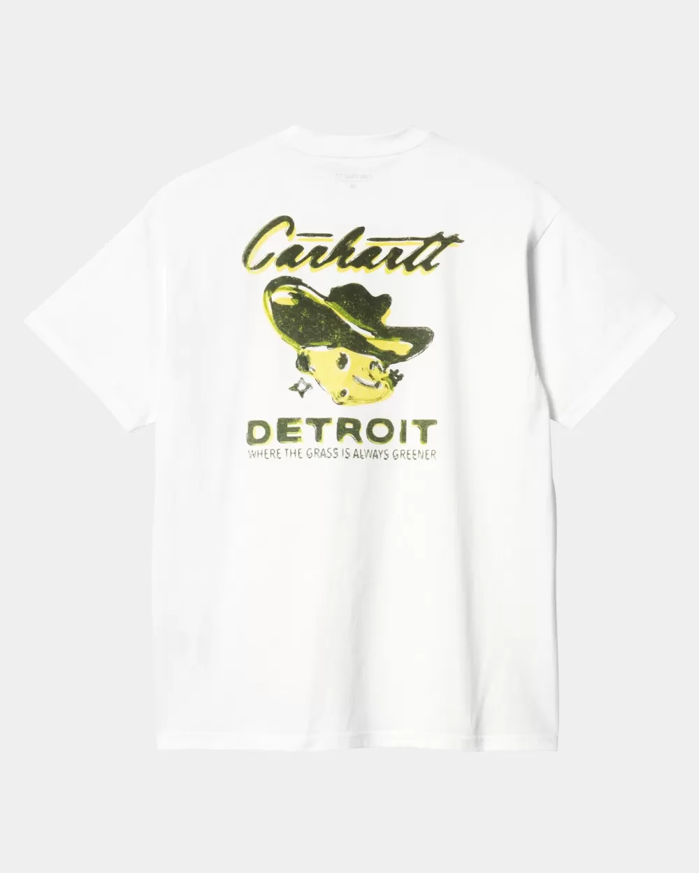 Mænd Carhartt WIP Gront Graes T-Shirt | Hvid