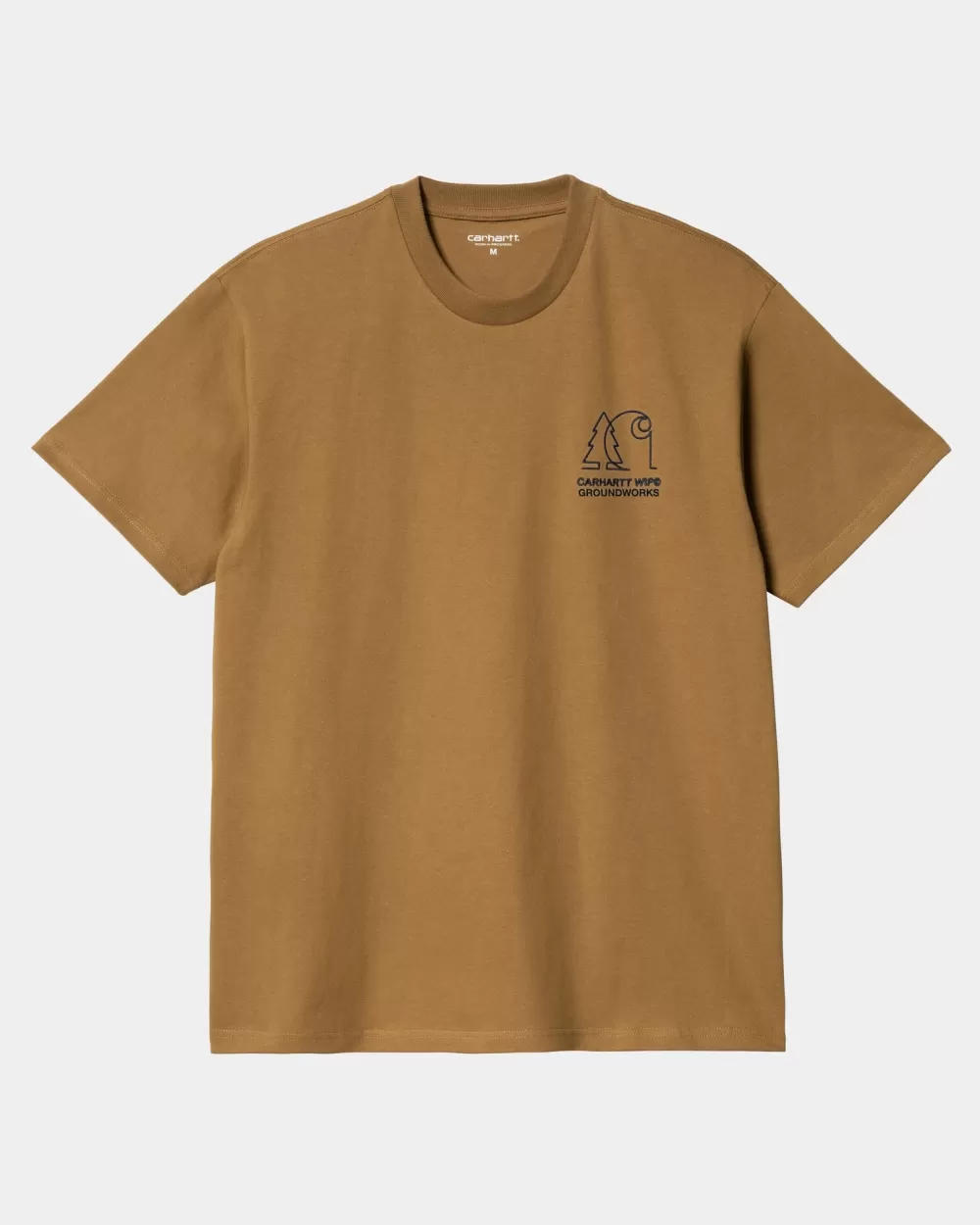 Mænd Carhartt WIP Groundworks T-Shirt | Hamilton Brown