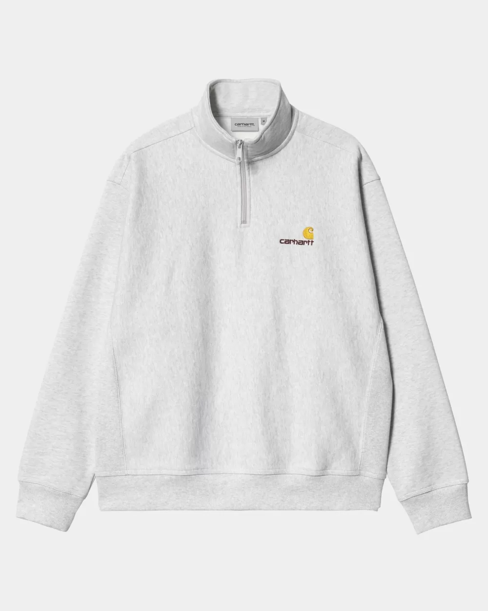 Mænd Carhartt WIP Half Zip American Script Sweatshirt | Ask Heather