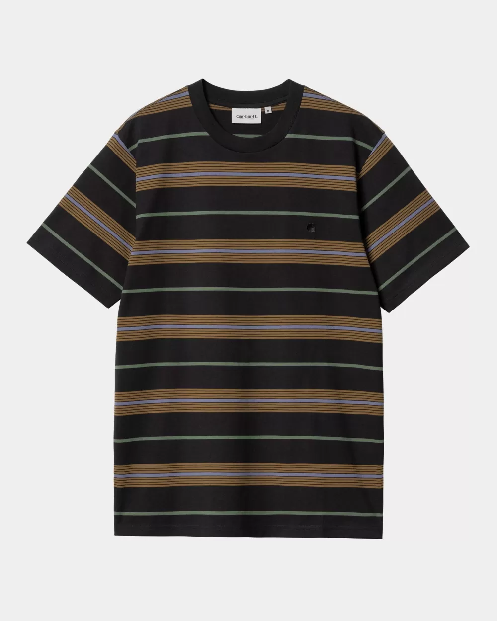 Mænd Carhartt WIP Haynes Stripe T-Shirt | Sort