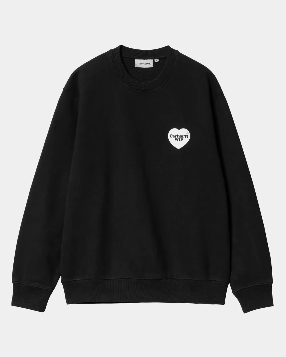 Mænd Carhartt WIP Hjerte Bandana Sweatshirt | Sort Hvid