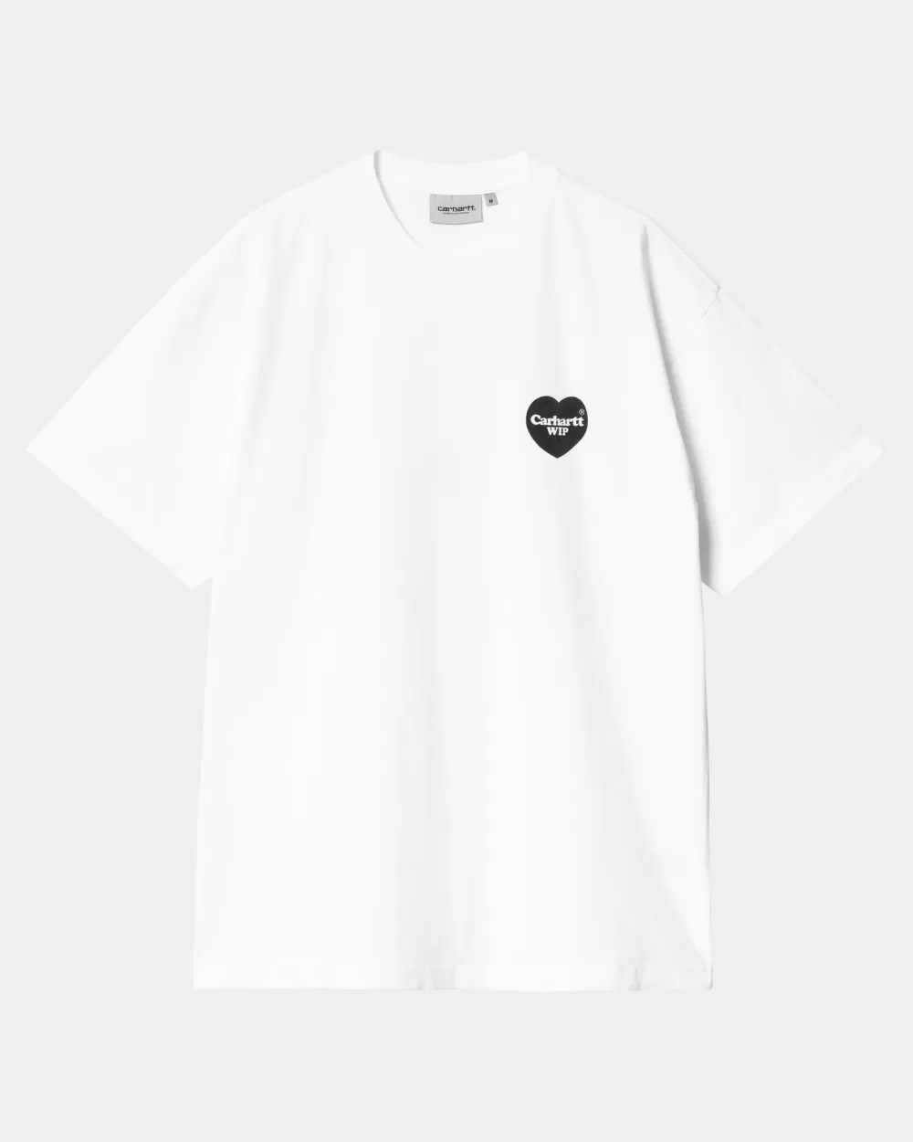 Mænd Carhartt WIP Hjerte Bandana T-Shirt | Hvid Sort