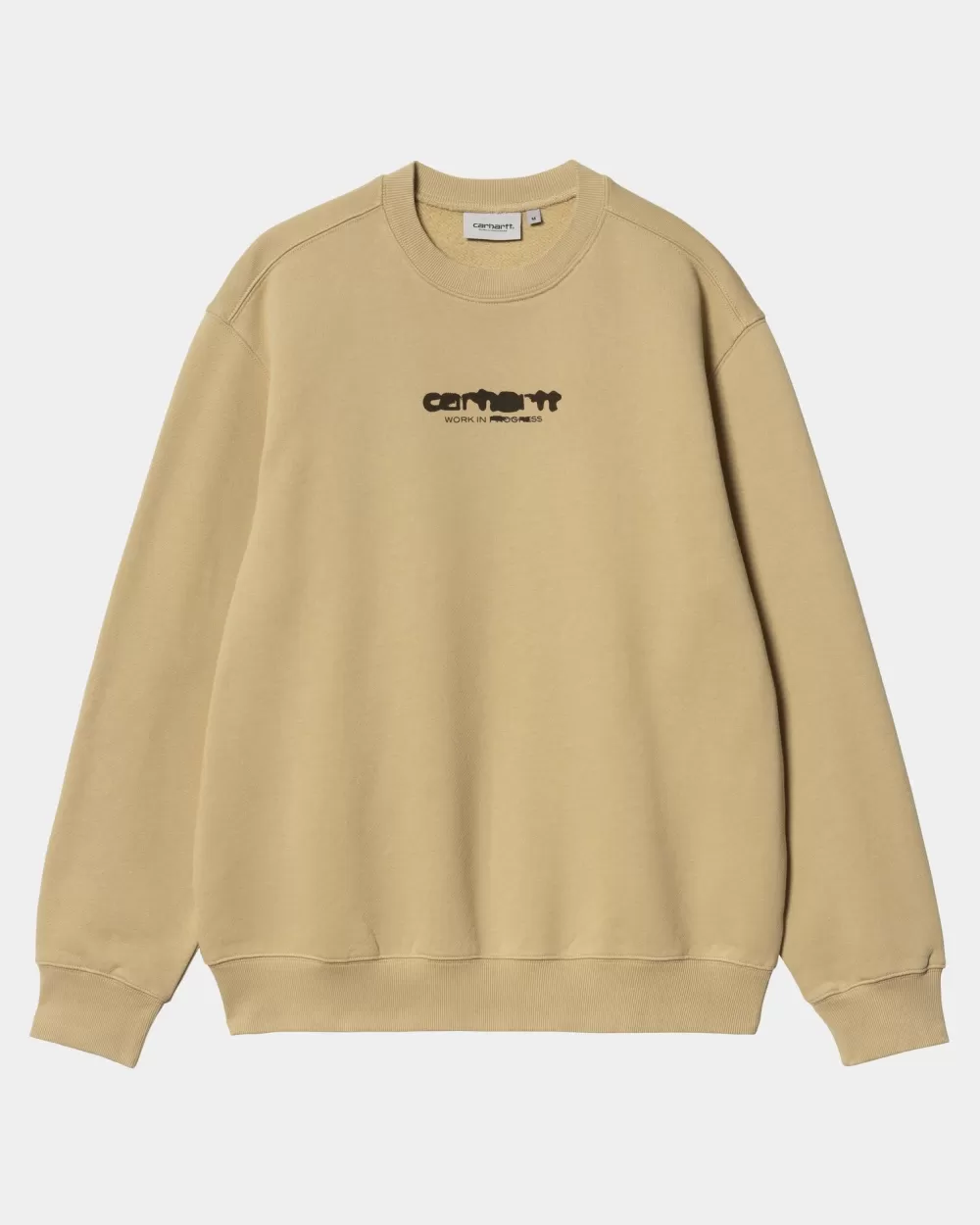 Mænd Carhartt WIP Ink Bleed Sweatshirt | Sable / Tobak (Stenvasket)