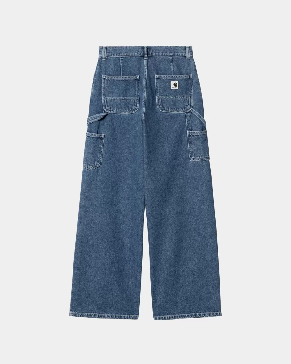 Kvinder Carhartt WIP Jens Pant | Bla (Stenvasket)