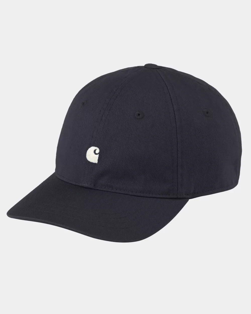 Carhartt WIP Madison Logo Kasket | Mork Navy / Voks