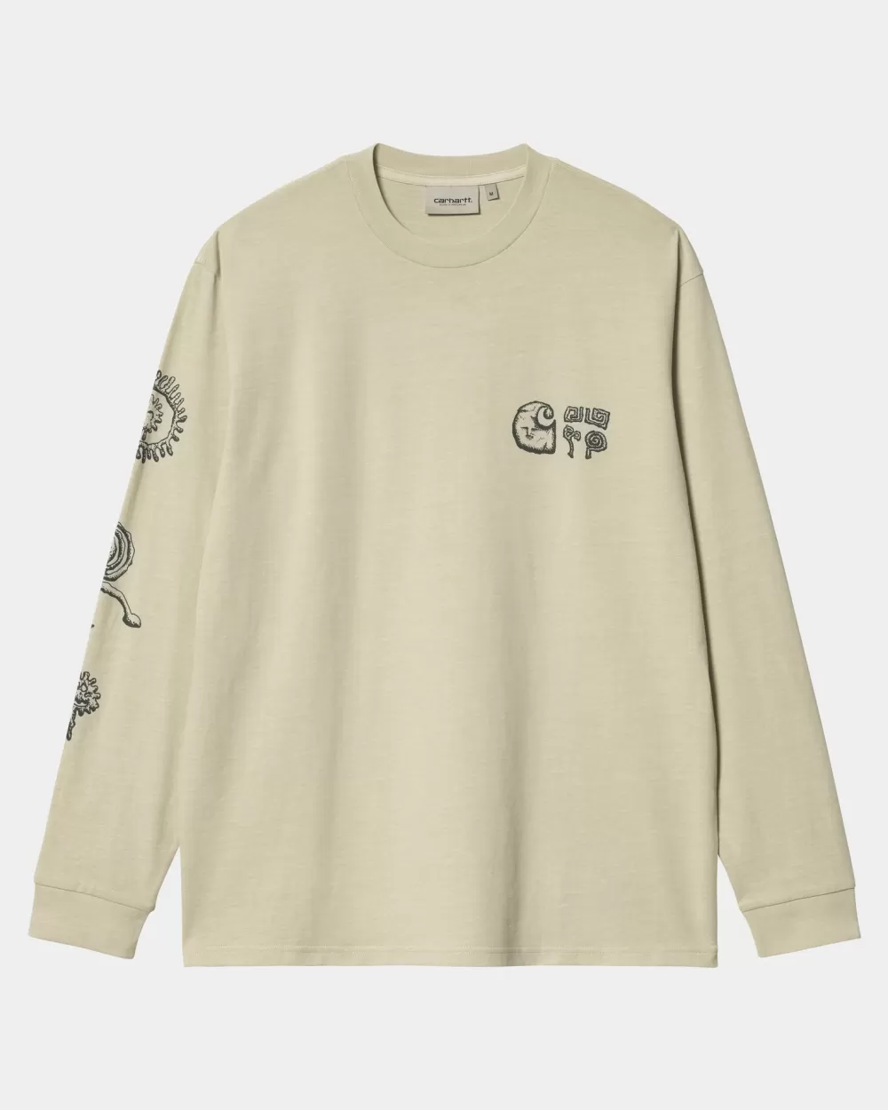 Mænd Carhartt WIP Mimetolith Langaermet T-Shirt | Beryl / Flint