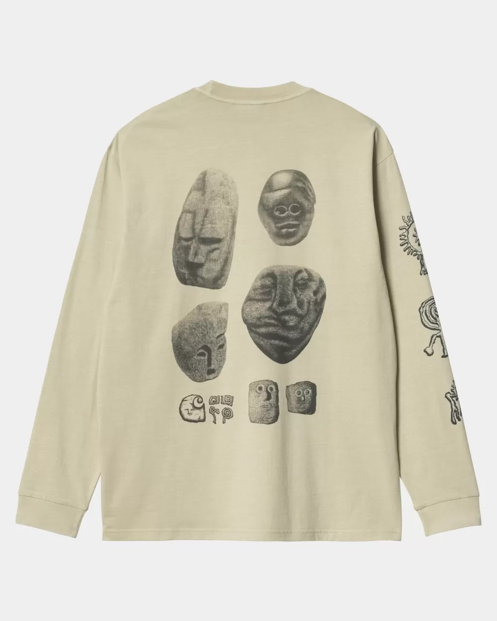 Mænd Carhartt WIP Mimetolith Langaermet T-Shirt | Beryl / Flint