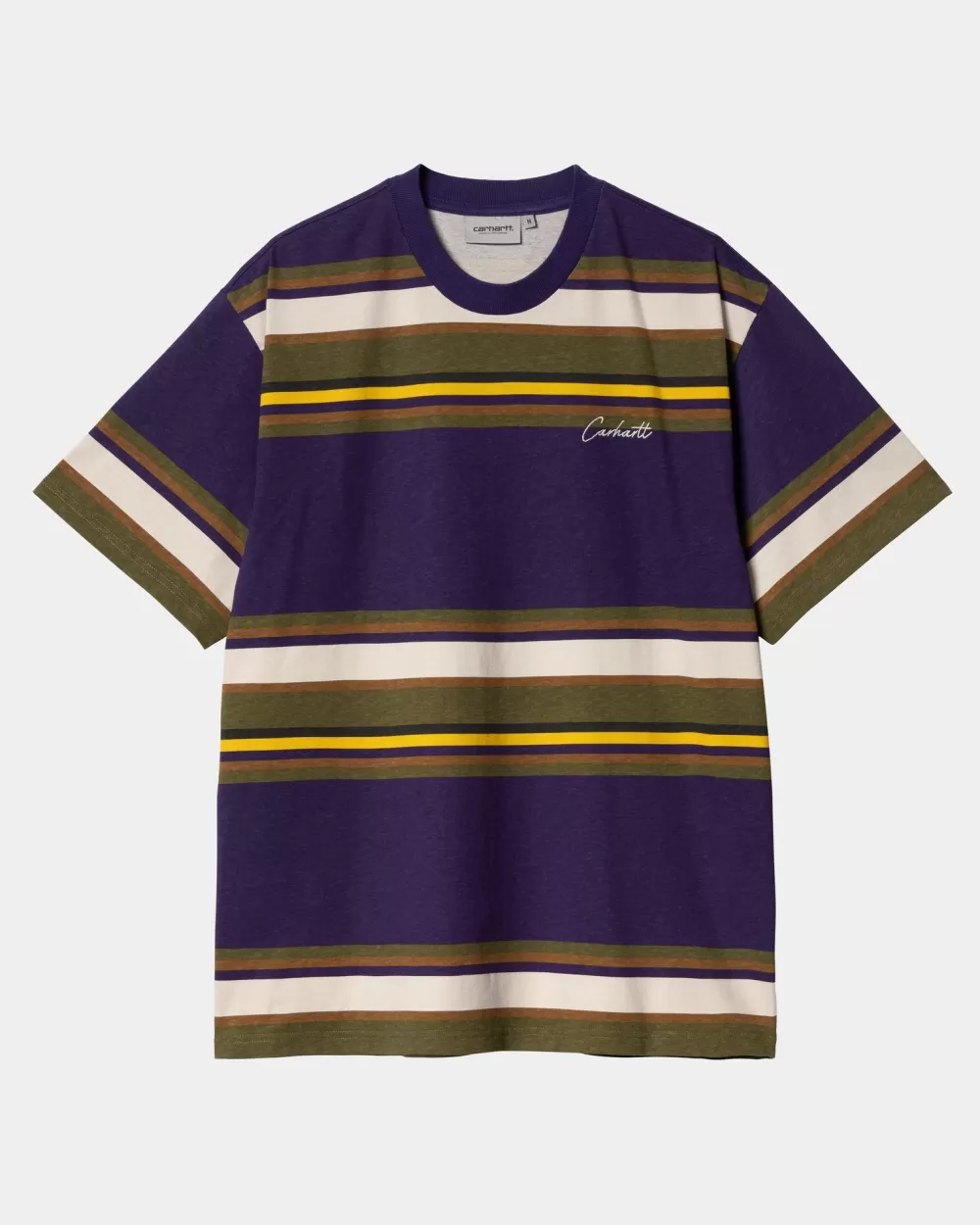 Mænd Carhartt WIP Morcom Stripe T-Shirt | Tyrian