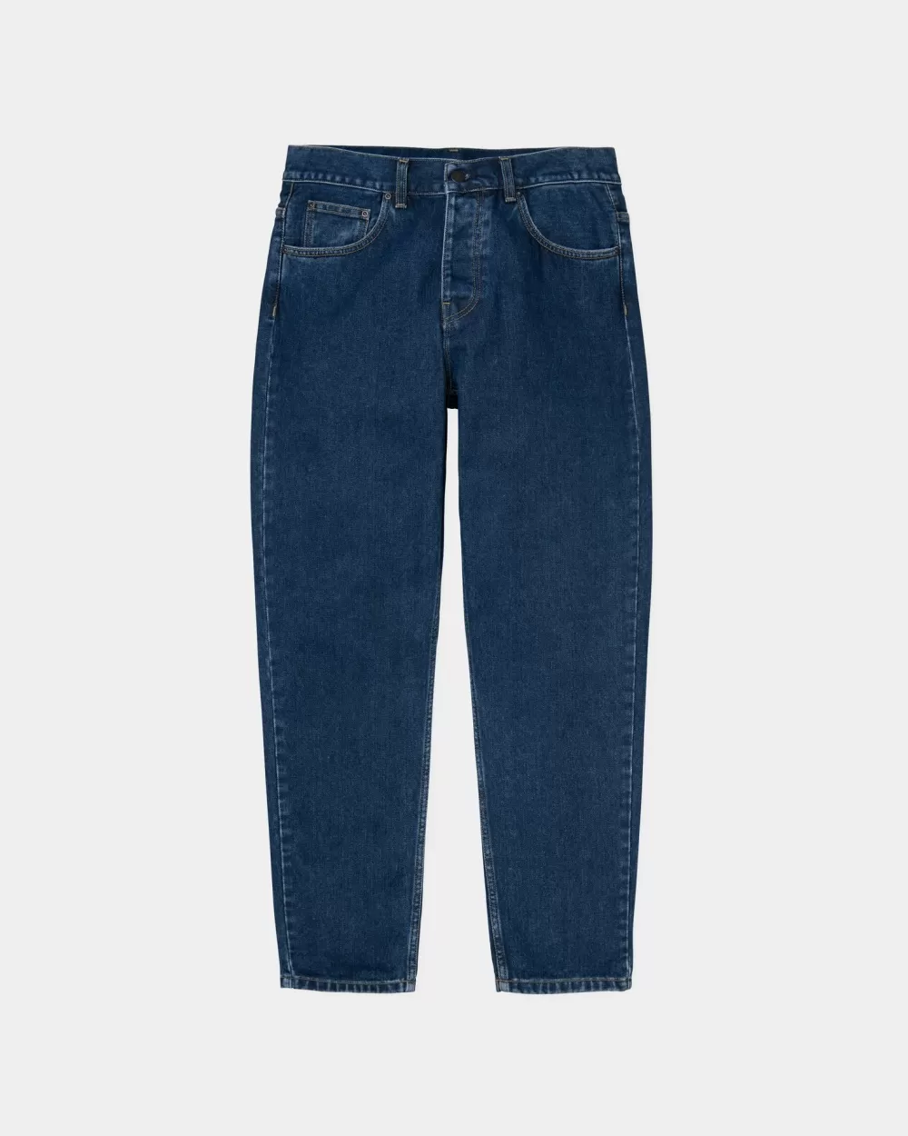 Mænd Carhartt WIP Newel Pant | Bla (Stenvasket)