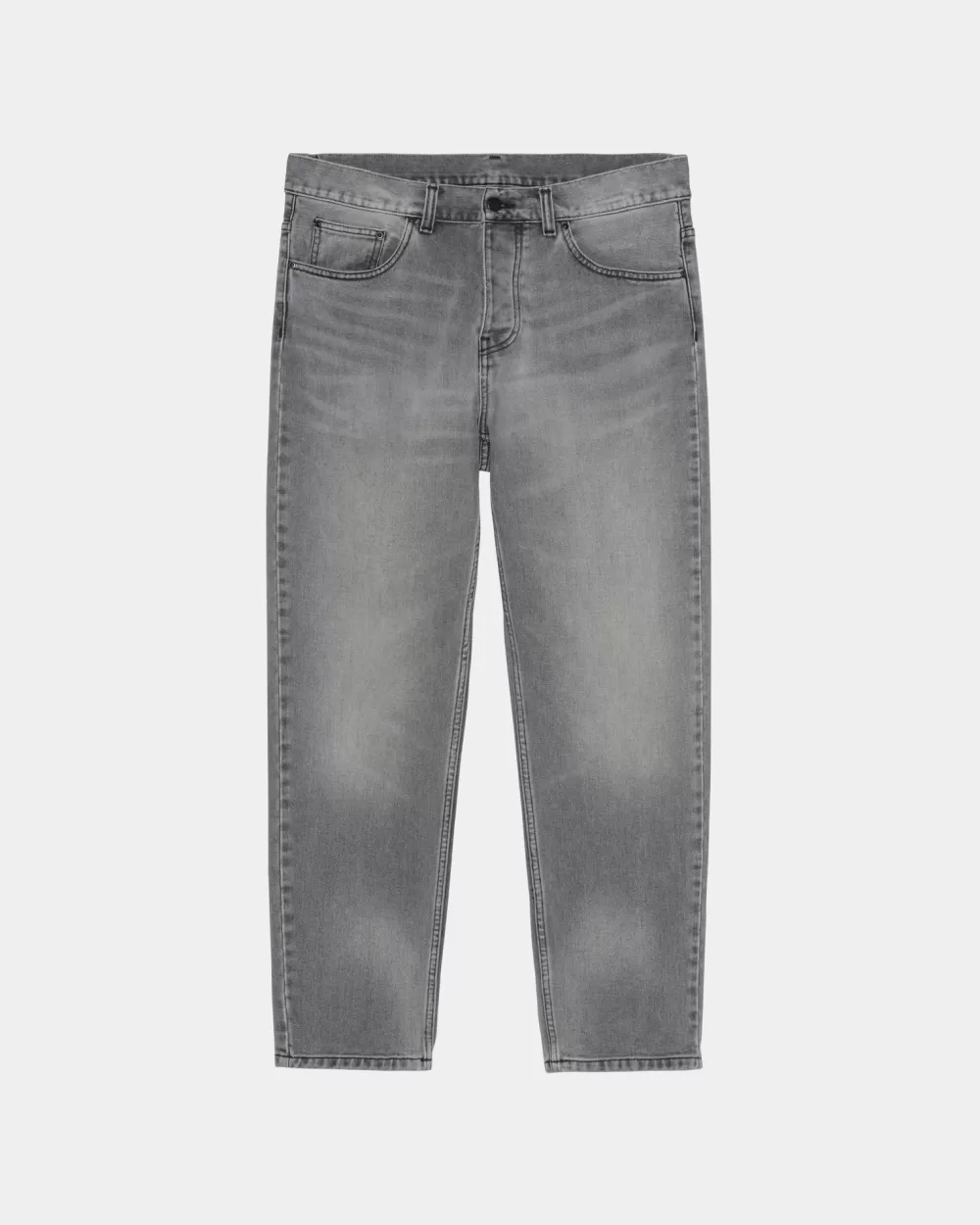 Mænd Carhartt WIP Newel Pant | Sort (Let Brugt Vask)