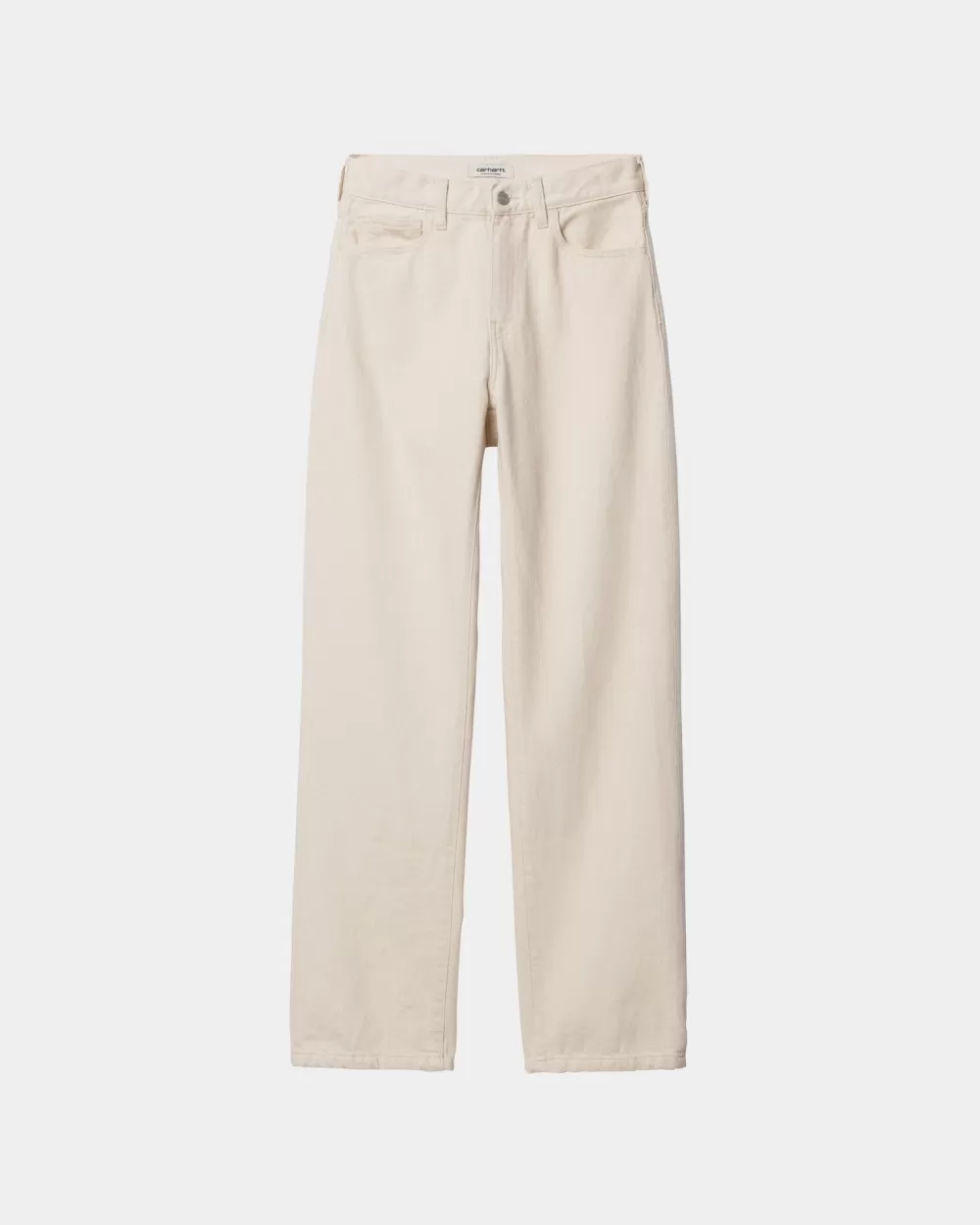 Kvinder Carhartt WIP Noxon Pant - Twill | Naturlig (Stenvasket)