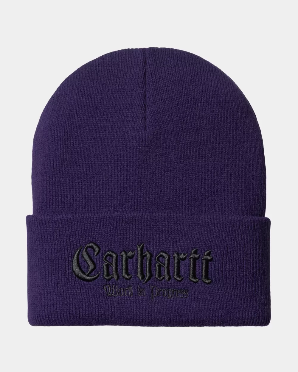 Mænd Carhartt WIP Onyx Beanie | Tyrian / Sort