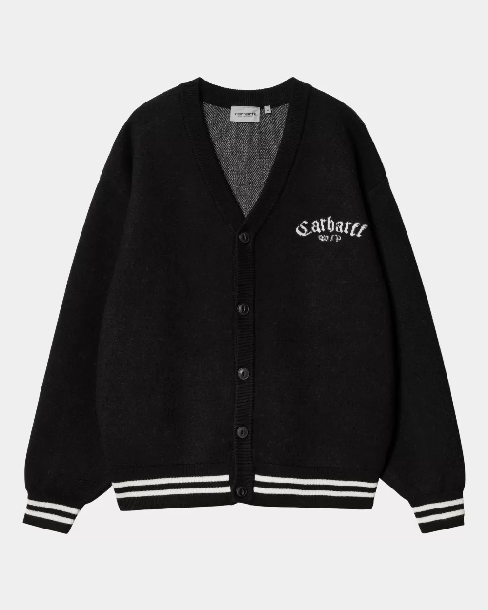 Mænd Carhartt WIP Onyx Cardigan | Sort/Voks