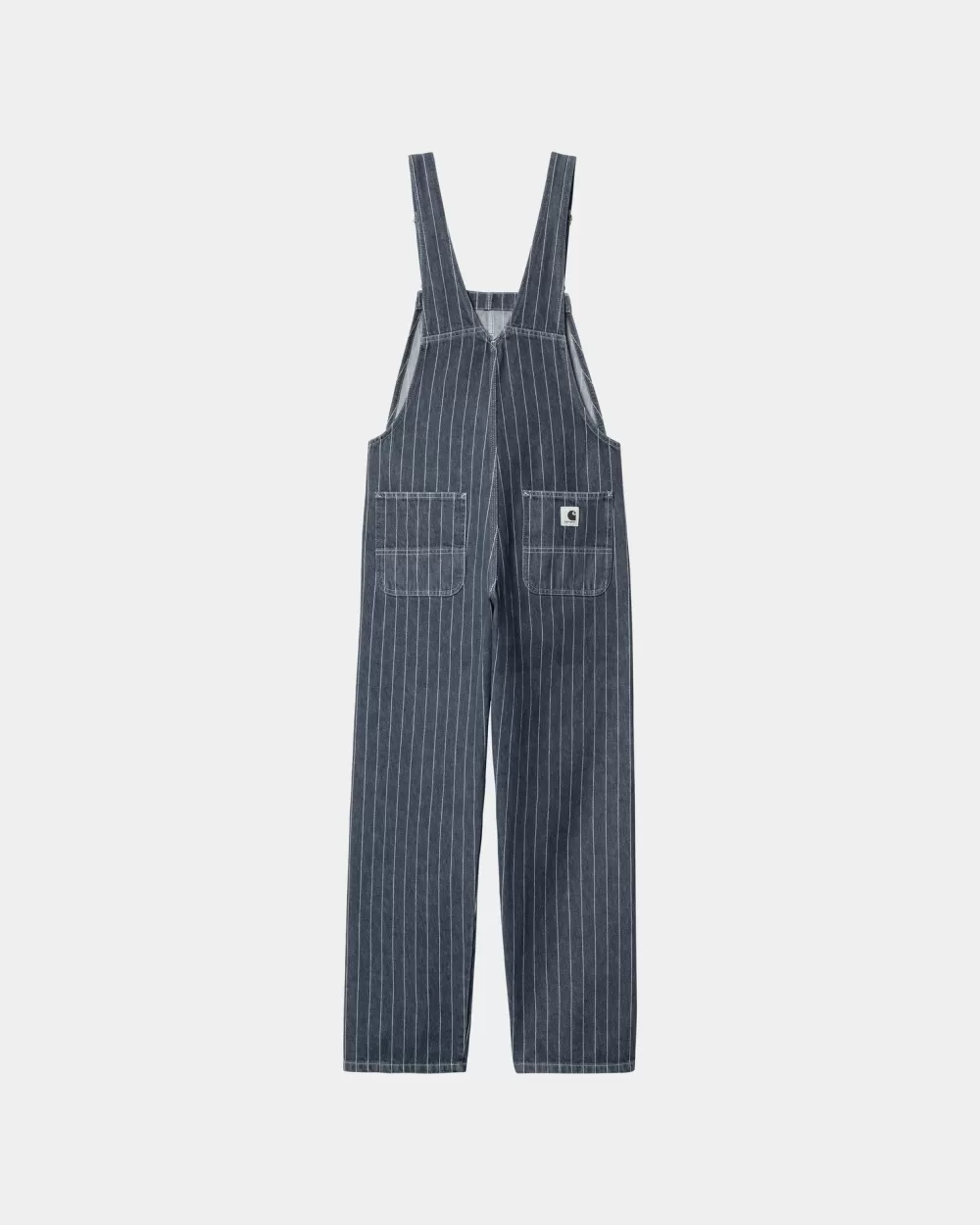 Kvinder Carhartt WIP Orlean Stripe Hagesmaek Til Kvinder Lige | Bla/Hvid (Stenvasket)