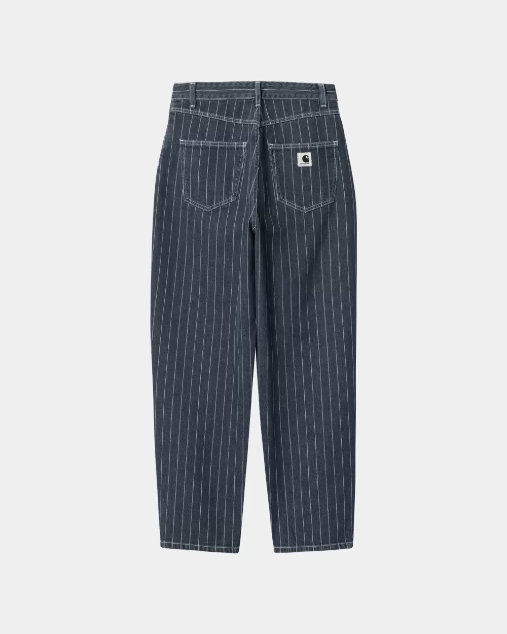 Kvinder Carhartt WIP Orlean Stripe-Bukser Til Kvinder | Bla/Hvid (Stenvasket)