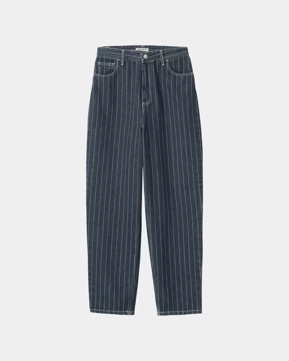 Kvinder Carhartt WIP Orlean Stripe-Bukser Til Kvinder | Bla/Hvid (Stenvasket)