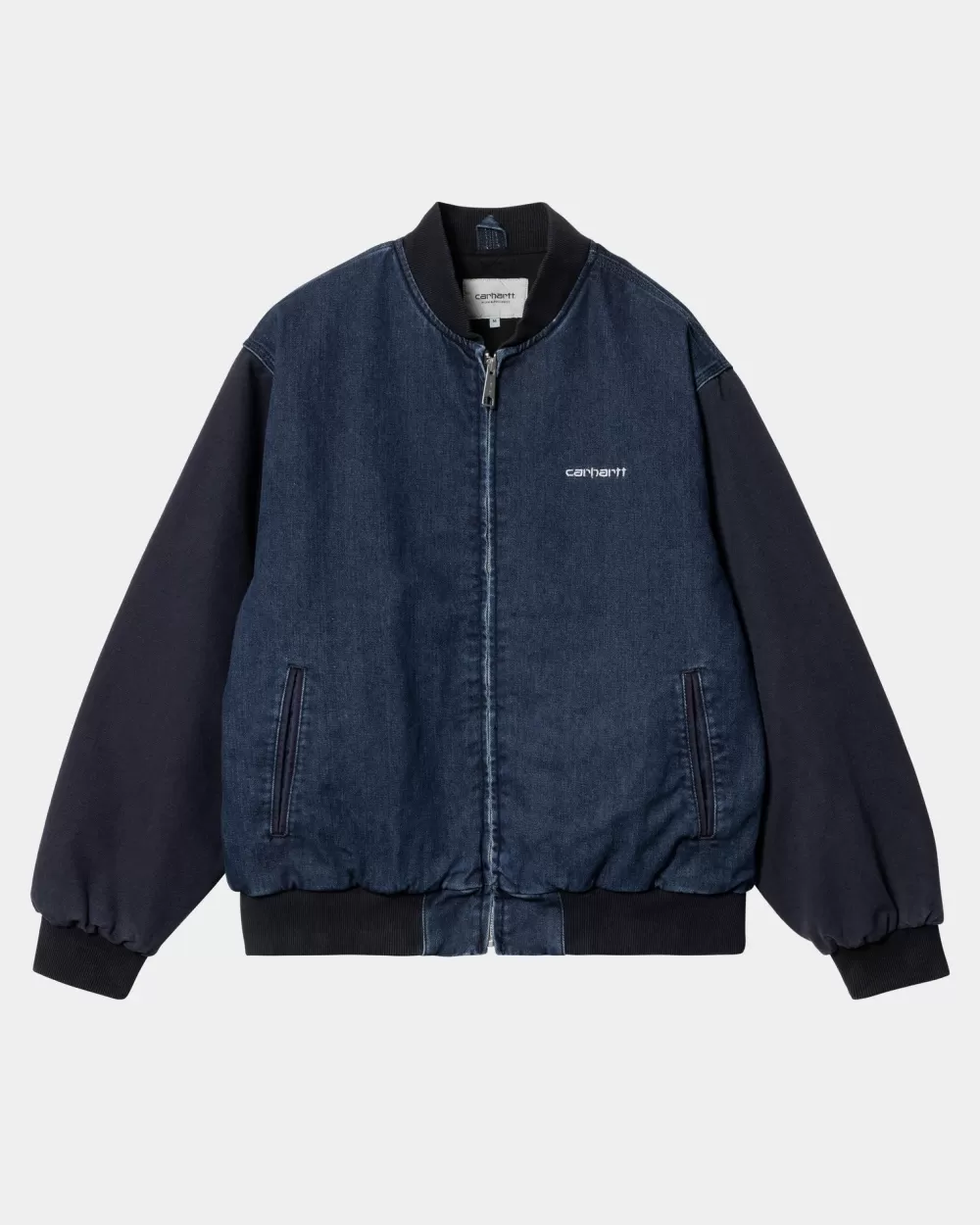 Mænd Carhartt WIP Paxon Bombefly | Bla/Mork Navy (Stenvasket)