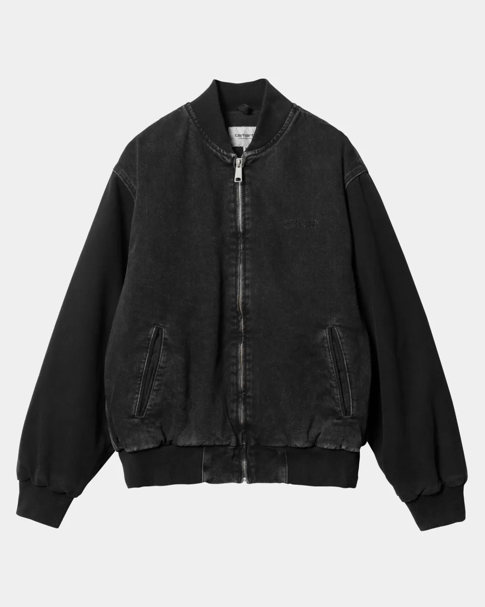 Mænd Carhartt WIP Paxon Bombefly | Sort / Sort (Stenvasket)