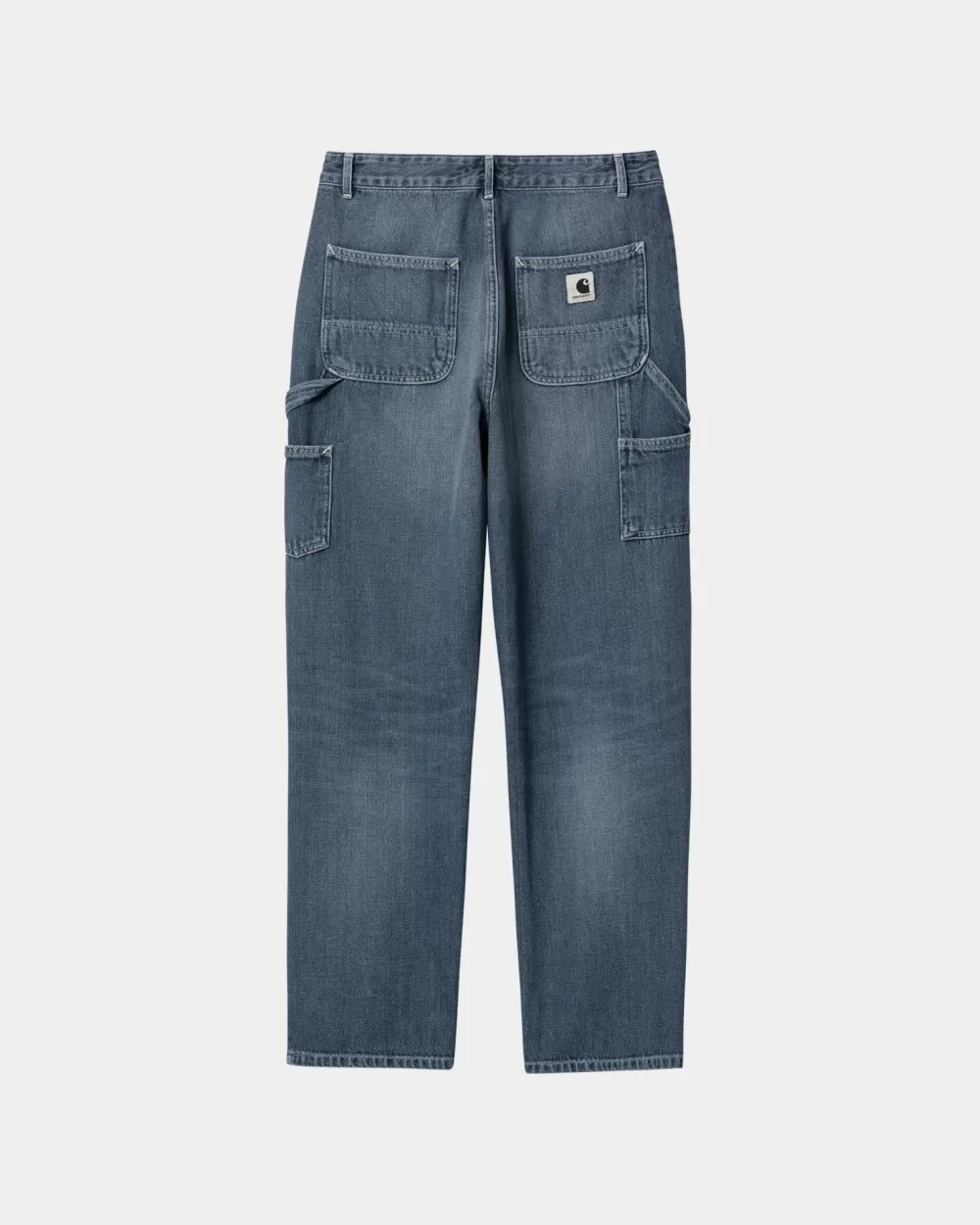 Kvinder Carhartt WIP Pierce Pant Straight - Denim | Bla (Mork Brugt Vask)