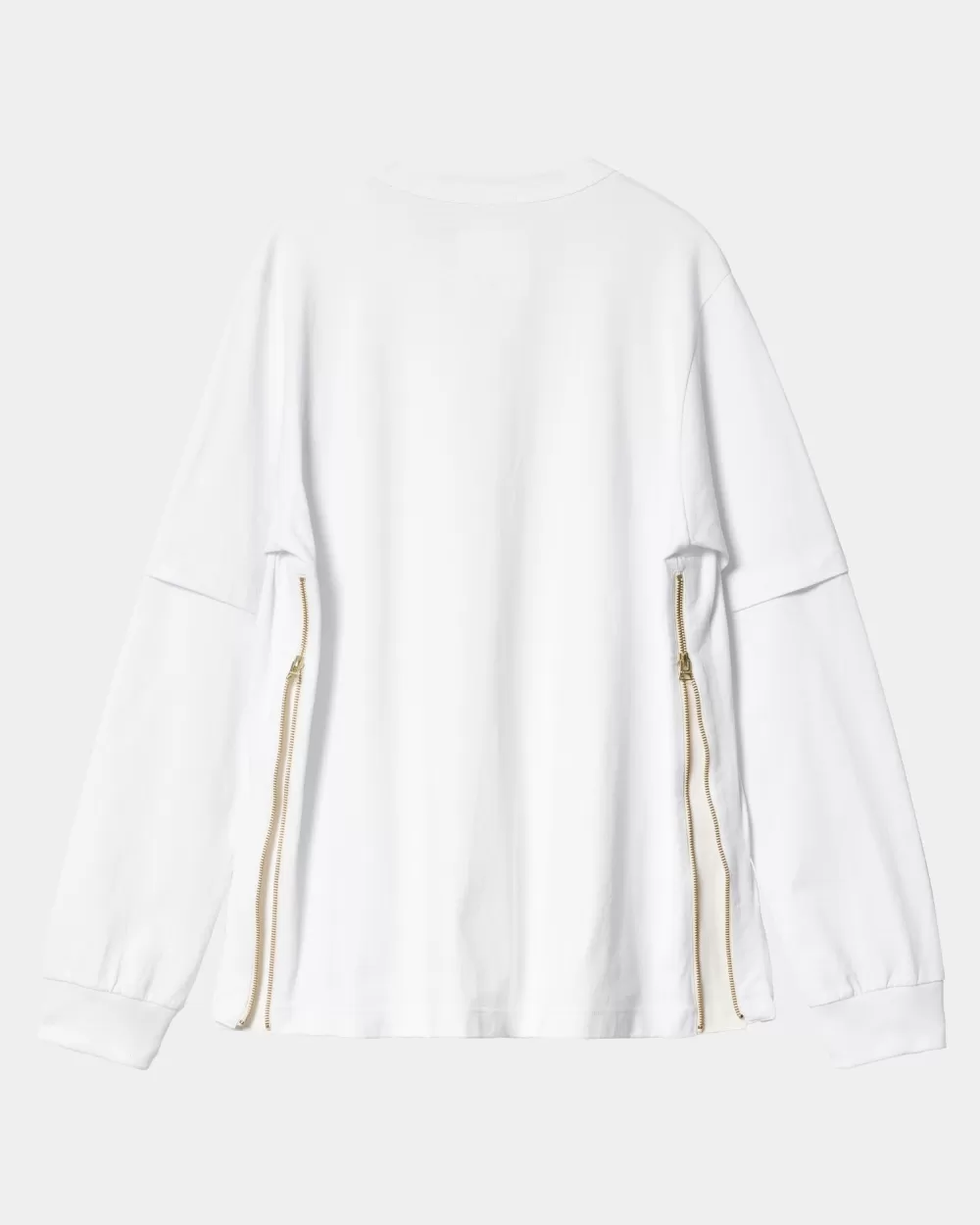 Mænd Carhartt WIP Sacai X Langaermet T-Shirt | Hvid