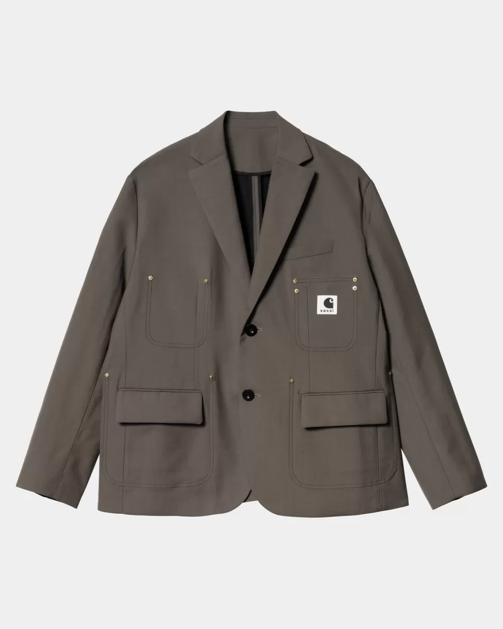 Mænd Carhartt WIP Sacai X Suiting Bonding Jacket | Taupe