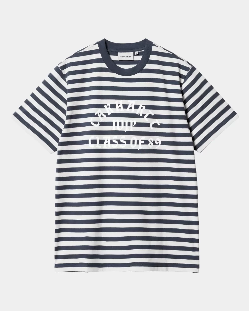 Mænd Carhartt WIP Scotty Stripe Atletisk T-Shirt | Bla / Sonic Solv