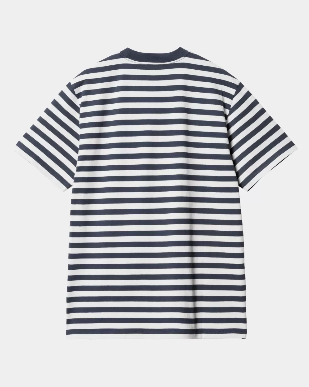 Mænd Carhartt WIP Scotty Stripe Atletisk T-Shirt | Bla / Sonic Solv