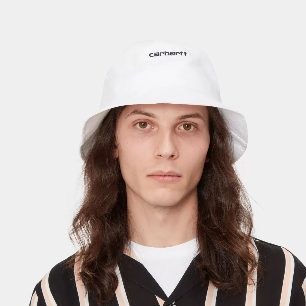 Kvinder Carhartt WIP Script Bucket Hat | Hvid