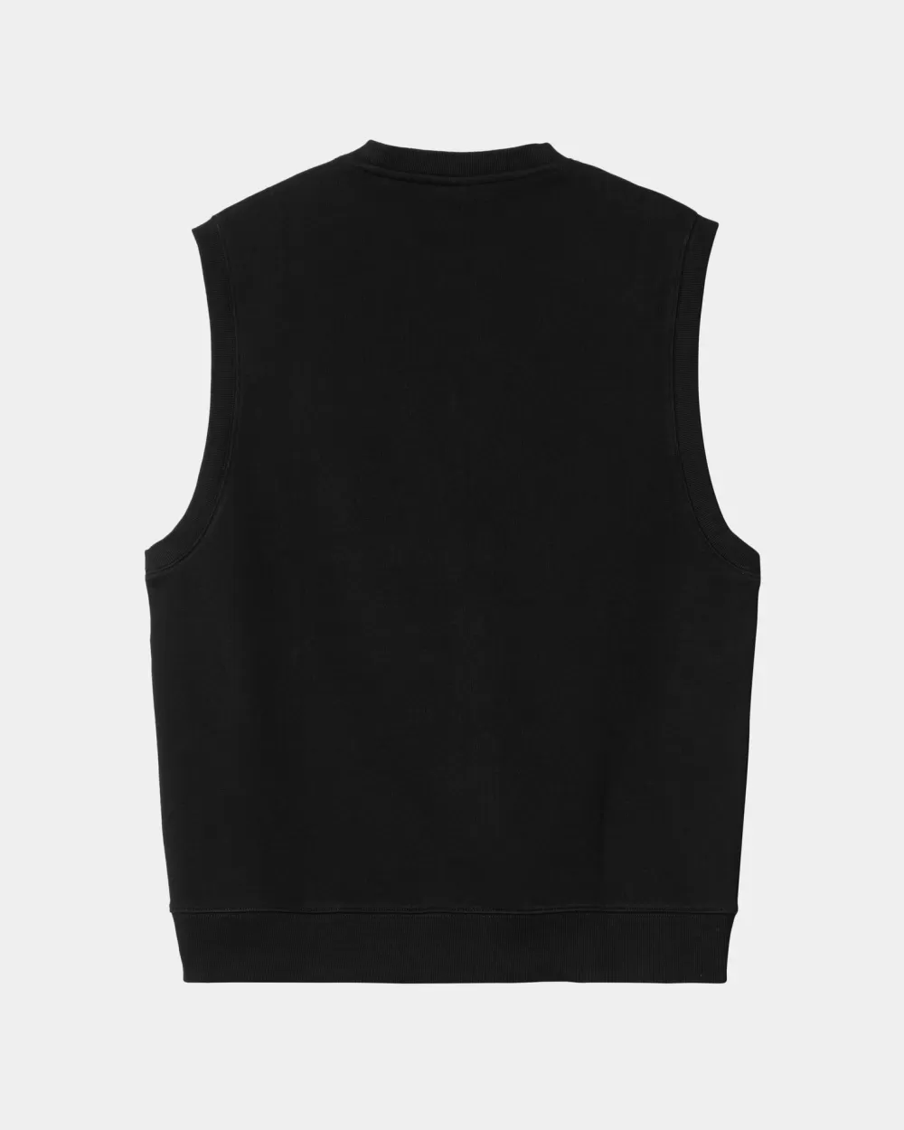 Mænd Carhartt WIP Script Vest Sweatshirt | Sort