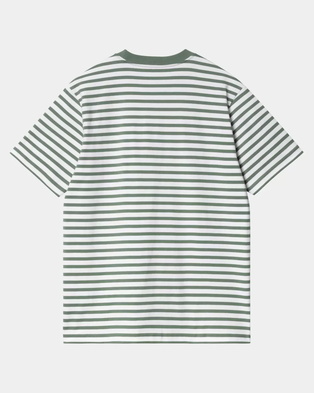 Mænd Carhartt WIP Seidler Stripe Pocket T-Shirt | Park / Hvid