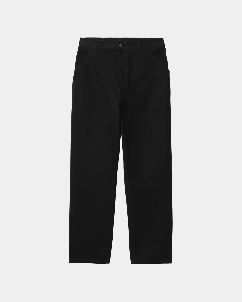 Mænd Carhartt WIP Simple Pant - Dearborn Canvas | Sort