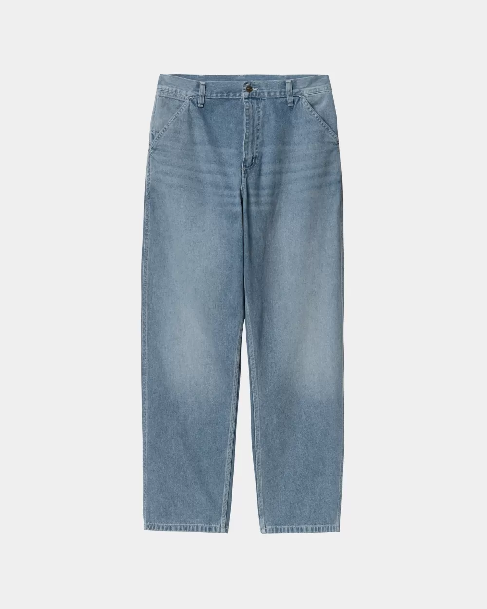 Mænd Carhartt WIP Simple Pant - Denim | Bla (Lys Aegte Vasket)