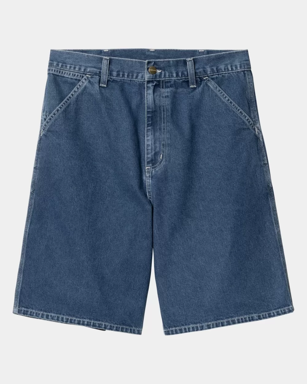 Mænd Carhartt WIP Simple Short - Denim | Bla (Stenvasket)